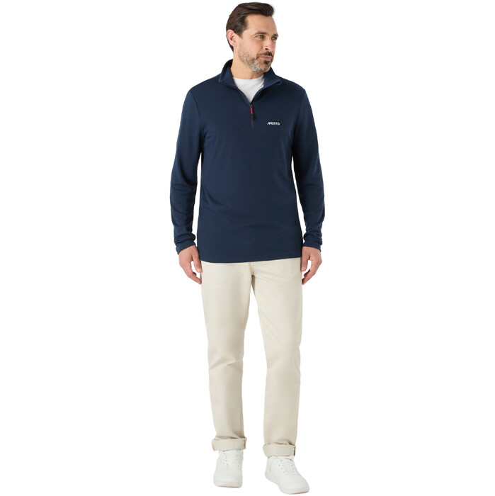 2024 Musto Hombres Fast Dry 1/2 Zip Top 82562 - Navy